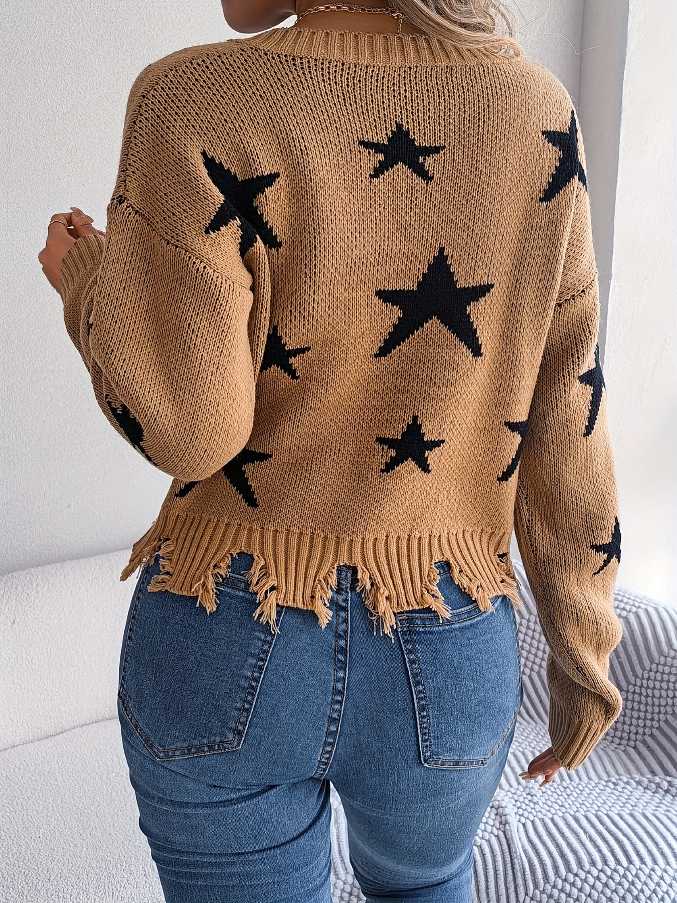 Stary Distressed Sweater