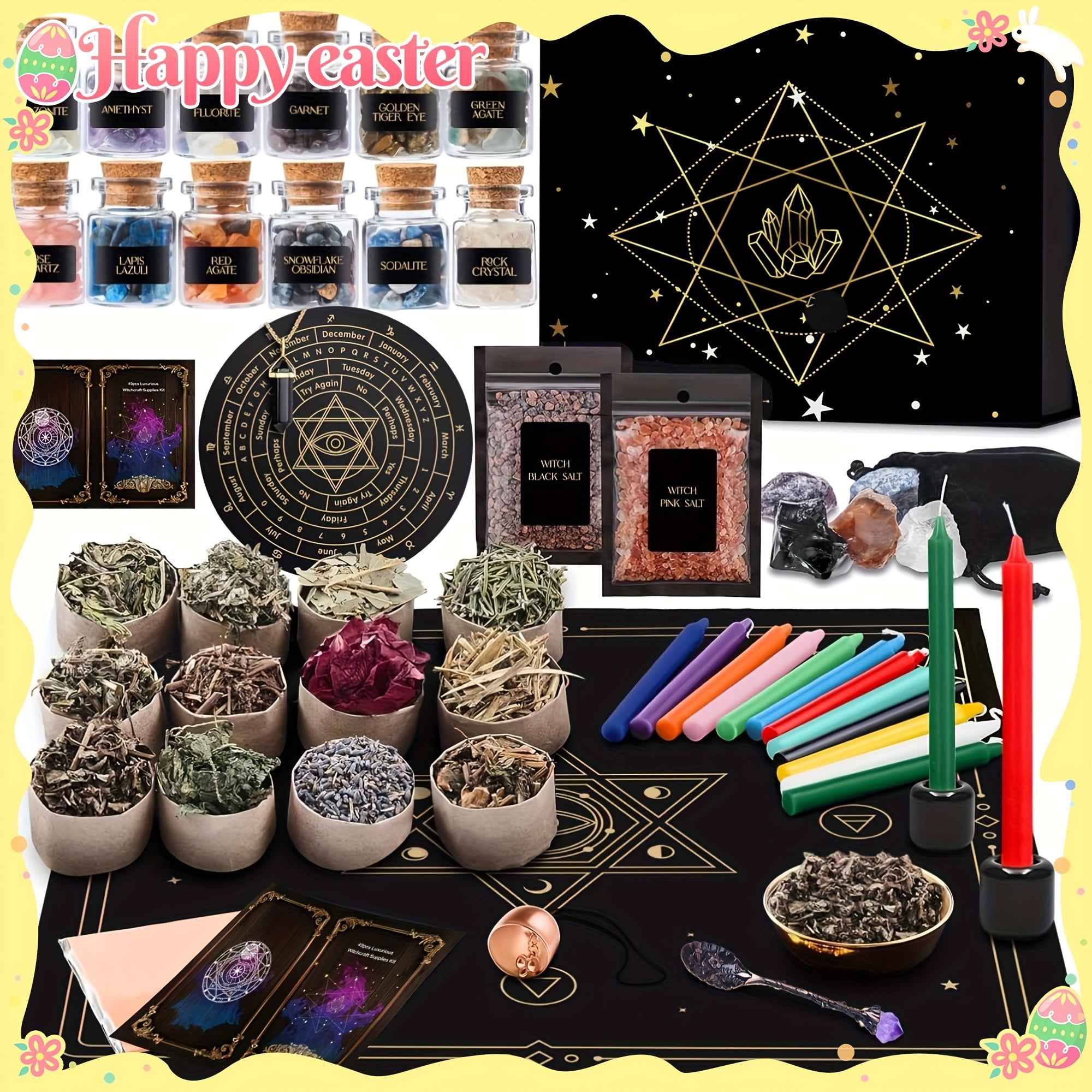 64pcs Large Witchcraft Starter Kit