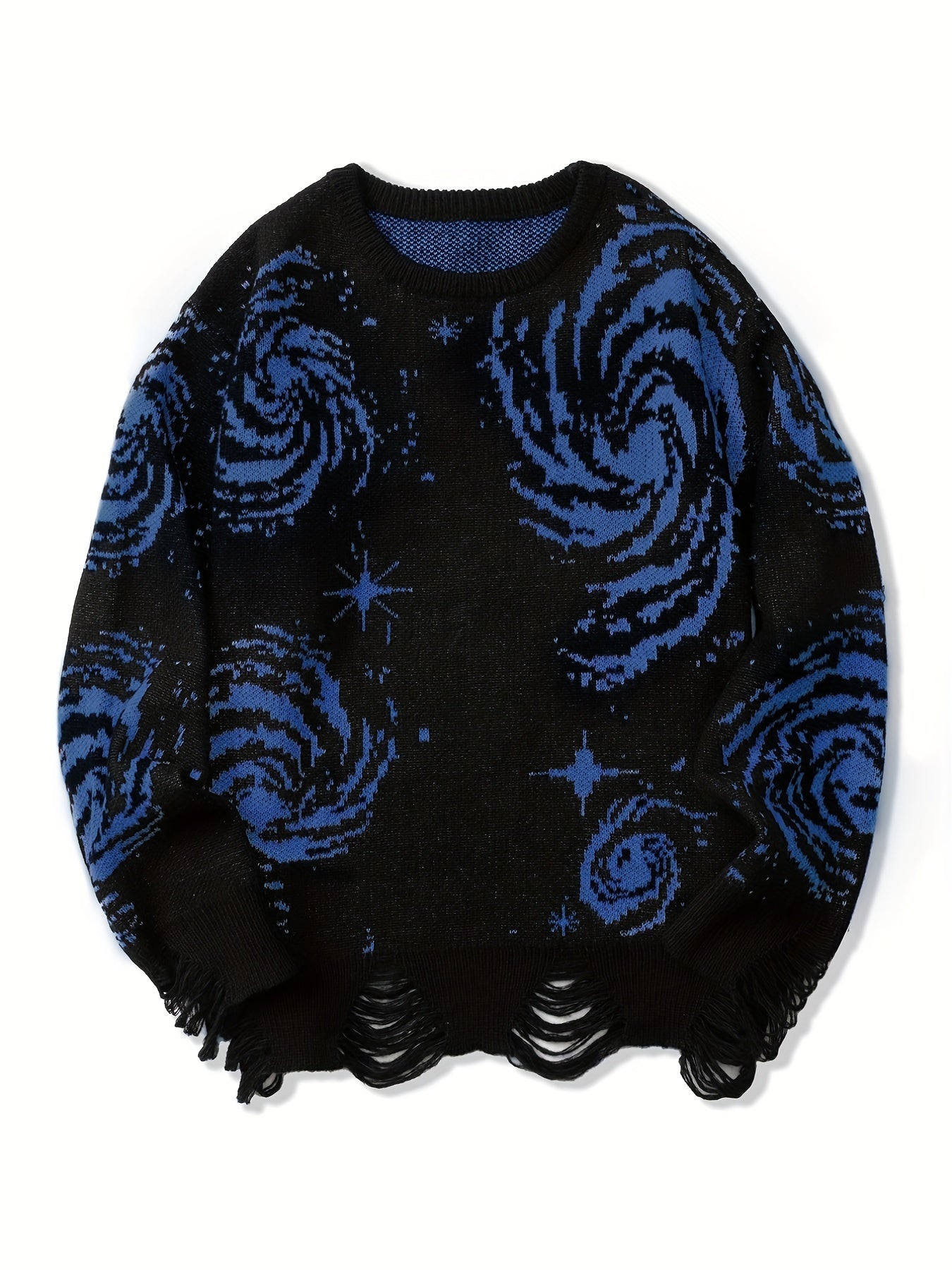 Knitted Galaxy Pattern Sweater