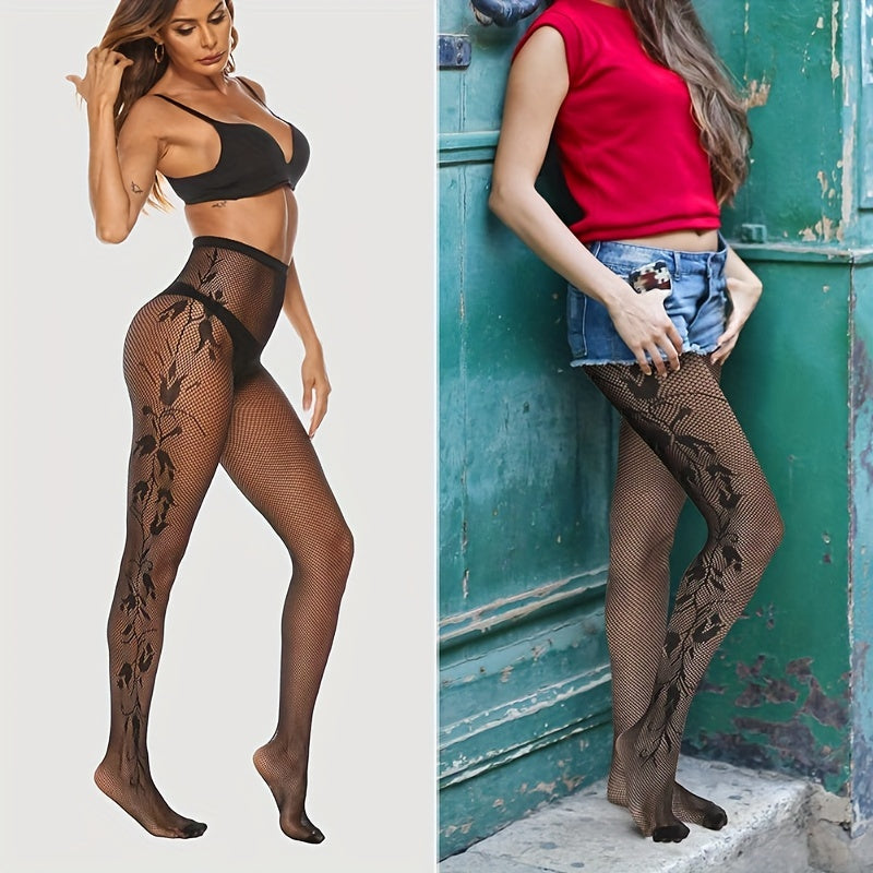 4 pairs Patterned Fishnets